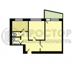 2-комнатная квартира, 45.2 м² - фото 41