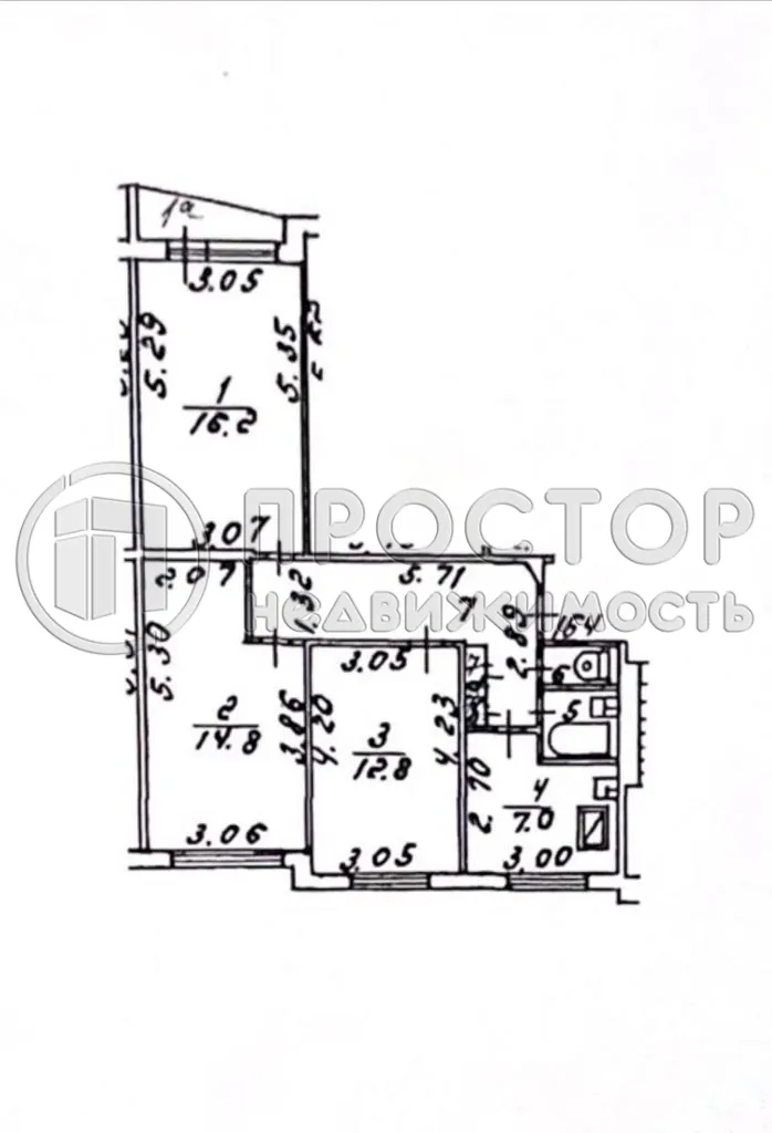 3-комнатная квартира, 63.2 м² - фото 28