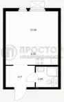 Студия, 25.5 м² - фото 7