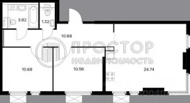 2-комнатная квартира, 61.8 м² - фото 5