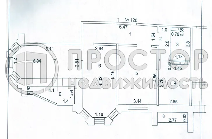 3-комнатная квартира, 81.3 м² - фото 13