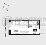 Студия, 22.36 м² - фото 9