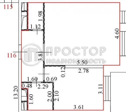 2-комнатная квартира, 54.6 м² - фото 41