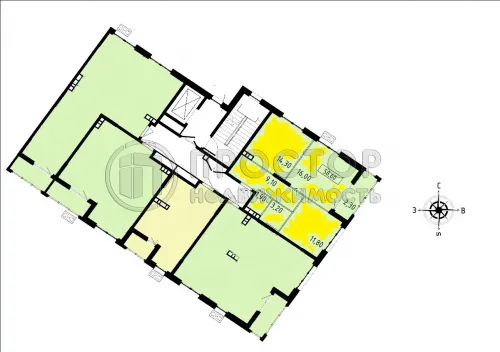 2-комнатная квартира, 58.6 м² - фото 7