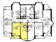 1-комнатная квартира, 37.9 м² - фото 73
