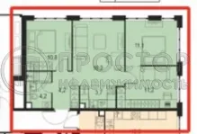 4-комнатная квартира, 61.4 м² - фото 39