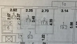 3-комнатная квартира, 57.8 м² - фото 43
