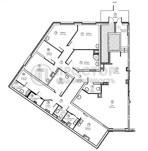 Коммерческая недвижимость (свободного назначения), 192 м² - фото 14