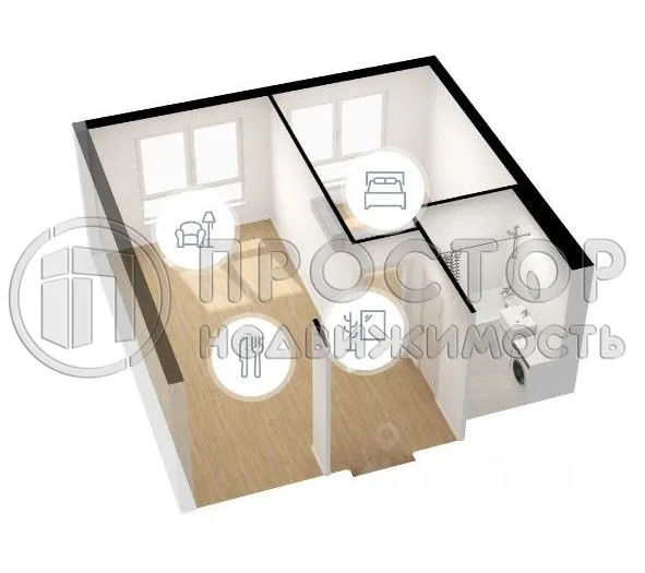 1-комнатная квартира, 35.9 м² - фото 5