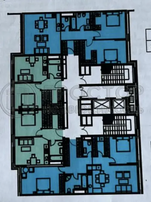 1-комнатная квартира, 44.7 м² - фото 4