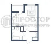 Студия, 29.5 м² - фото 4